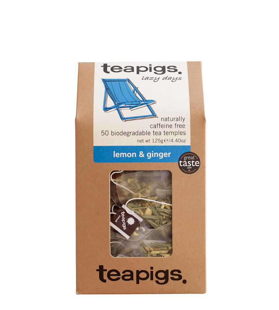 TEAPIGS LEMON AND GINGER 50/TEA TEMPLES Tripod Coffee