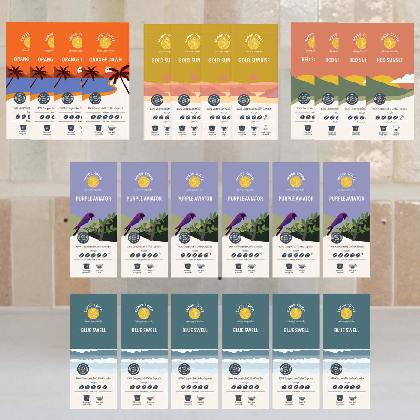 Tripod Bulk Family Collection Pods