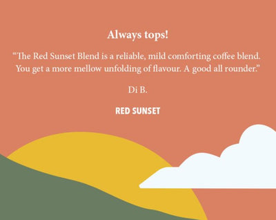 Testimonial Red Sunset Coffee Pod review 