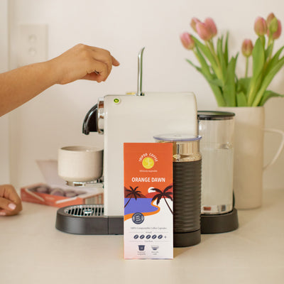 Orange Dawn Strong Coffee Pods 