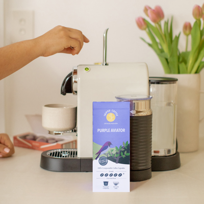 Purple Aviator Sustainabl Coffee Pods 